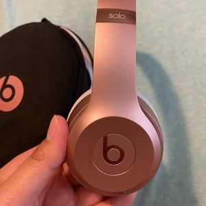 Rose gold beats wireless